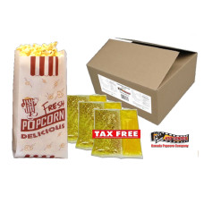 6 oz HTD Authentic Theater Popcorn Portion Packs - 36 Pack